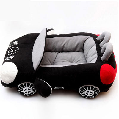 Black Cotton Car Bed for Dogs - Go Pug