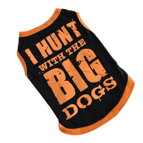 I Hunt with the Big Dogs Warm Plaid Dog - Go Pug