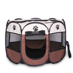 Blue Portable Folding Pet Tent Dog House - Go Pug