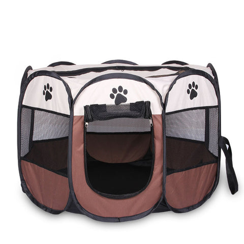 Blue Portable Folding Pet Tent Dog House - Go Pug