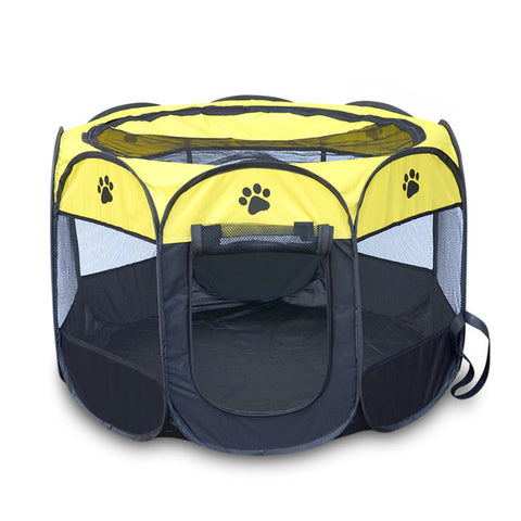 Blue Portable Folding Pet Tent Dog House - Go Pug