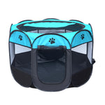 Blue Portable Folding Pet Tent Dog House - Go Pug