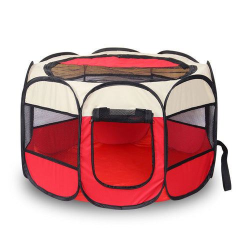 Blue Portable Folding Pet Tent Dog House - Go Pug