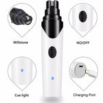 Rechargeable Dog Nail Grinders USB Charged - Go Pug