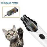 Rechargeable Dog Nail Grinders USB Charged - Go Pug