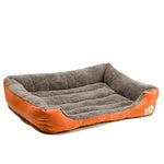 Orange Soft Material Dog Bed - Go Pug