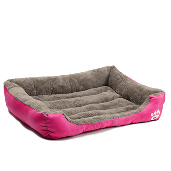 Pink Soft Material Dog Bed - Go Pug