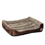 Brown Soft Material Dog Bed - Go Pug