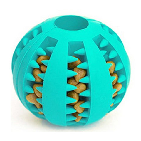 Blue Extra-tough Rubber Ball Toy - Go Pug