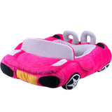 Pink Cotton Car Bed for Dogs - Go Pug