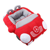 Red Cotton Car Bed for Dogs - Go Pug
