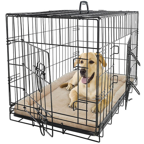 Soft Fleece Dog Bed Bottom for Cages - Go Pug