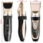 US/EU Plug Rechargeable Electrical Pet Clipper Professional Grooming Kit - Go Pug