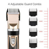 US/EU Plug Rechargeable Electrical Pet Clipper Professional Grooming Kit - Go Pug