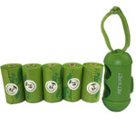 Compostable Dog Poop Bag Earth Friendly with 16 Rolls and 240 Counts - Go Pug