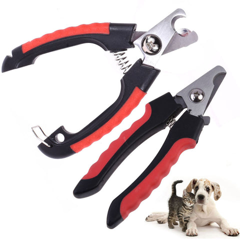 Professional Pet Cat Dog Nail Clipper Cutter Stainless Steel Scissors - Go Pug