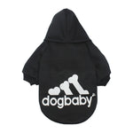 Black Warm Dog Hoodie for Small Dogs - Go Pug