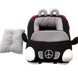 Black Cotton Car Bed for Dogs - Go Pug
