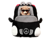 Black Cotton Car Bed for Dogs - Go Pug