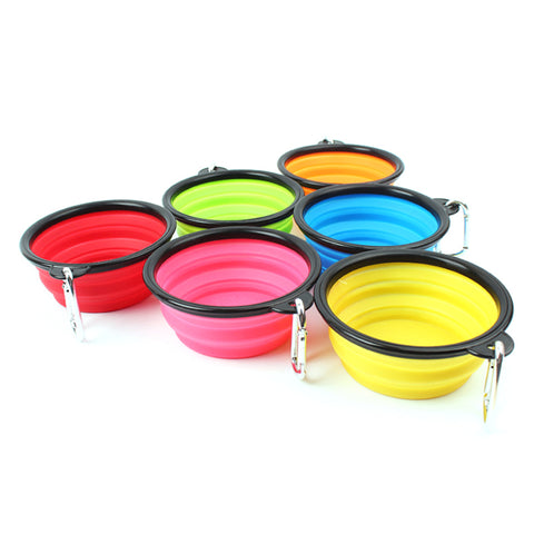 Four-Layer Collapsible Foldable Silicone Bowl for Pets - Go Pug